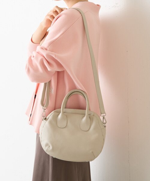 本革》ラウンドミニボストンバック（ボストンバッグ）｜BEARDSLEY