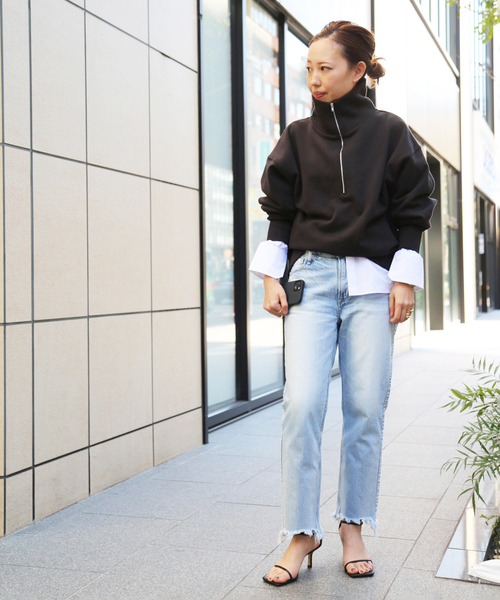 セール】【CELERI/セルリ】ハーフジップ スウェット（スウェット