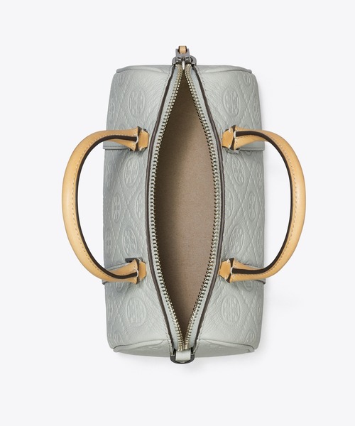 Tモノグラム ペブル プチバレルバッグ（ショルダーバッグ）｜TORY