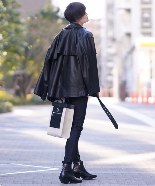ADRER（アドラー）の「High sole leather heel boots/ハイソールレザー