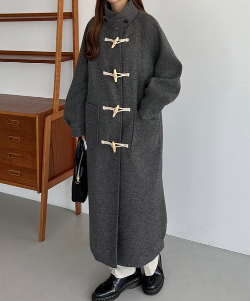 オーバーダッフルコート（ダッフルコート）｜callautia（カラウティア