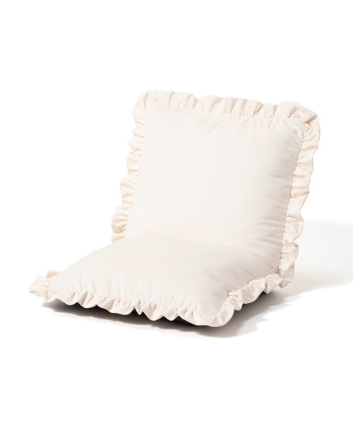 コンパクト座椅子 カラン フロアチェア S ホワイト 14段階