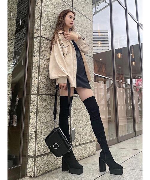 タンクバルキーロングブーツ（ブーツ）｜EMODA（エモダ）の