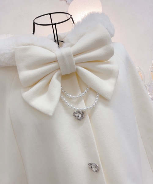 MA*RS（アメーバーマーズ）の「リボン付きボリュームファーフード