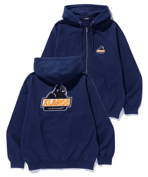 SLANTED OG ZIP HOODED SWEATSHIRT（パーカー）｜XLARGE（エクストラ