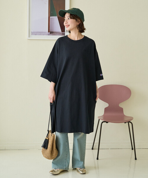 限定展開 Champion × FREAK'S STORE/チャンピオン 別注 半袖 ミニ