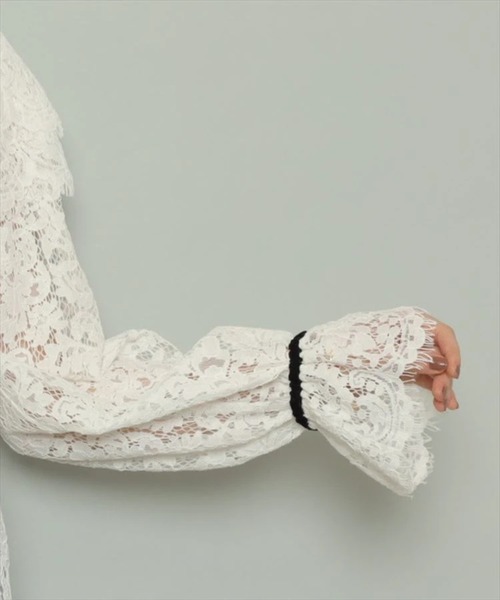 CADUNE（カデュネ）の「総レースブラウス（シャツ/ブラウス）」 - WEAR