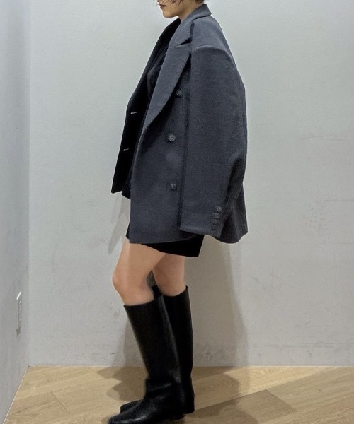 セール】パワーショルダーPコート（ピーコート）｜STYLEMIXER