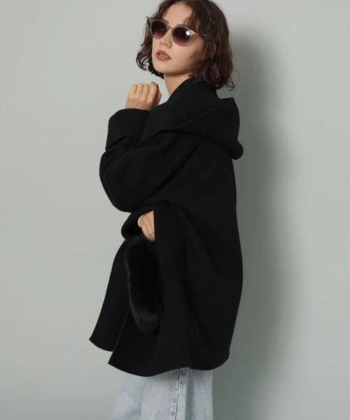 Arpege story（アルページュストーリー）の「ファー付きフードリバー