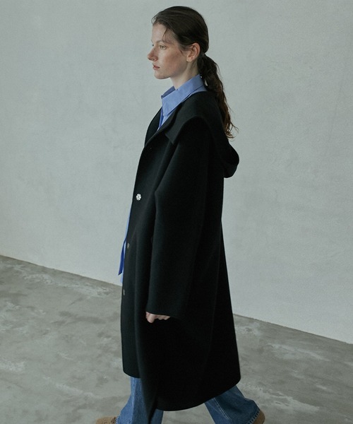 LE CIEL BLEU（ルシェルブルー）の「フードオーバーコート / Hooded