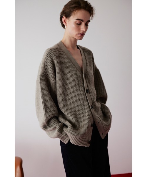 RIM.ARK（リムアーク）の「Combination knit CD（カーディガン/ボレロ