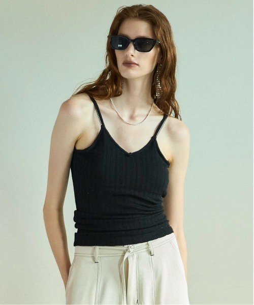 Cup In Jersey Lace Camisole/カップインジャージレースキャミソール