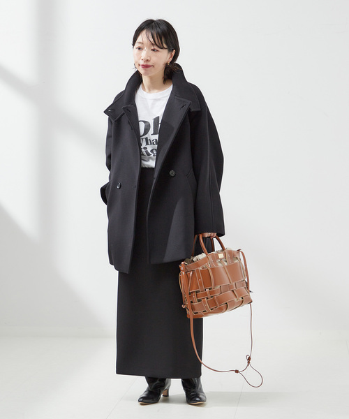 セール】MANTECO GIOLICA スタンドショートコート（その他アウター