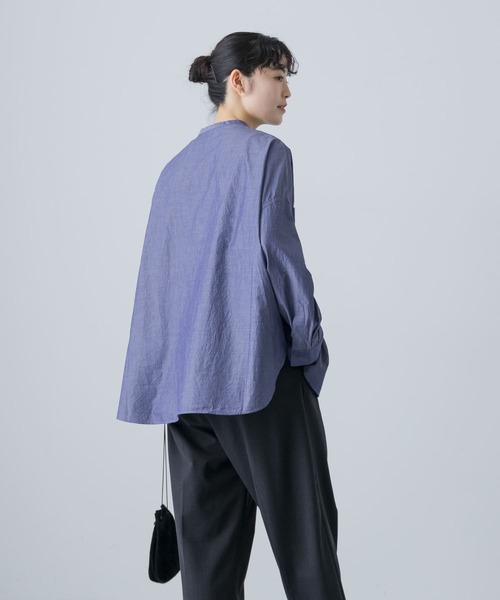 かぐれ（カグレ）の「コットンダブルポケットワイドシャツ（シャツ