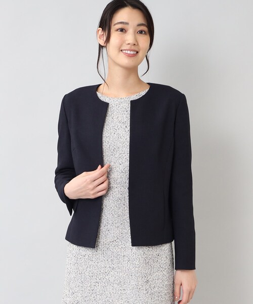 UNTITLED（アンタイトル）の「◇【通勤ジャケット／洗える】グラシエ