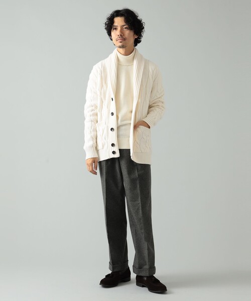 BAFY（バフィー）の「BAFY × BEAMS F / 別注 ケーブル ショールカラー