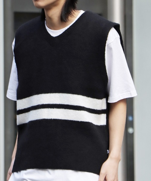 STUSSY（ステューシー）の「STUSSY/ステューシー BRUSHED MOHAIR VEST