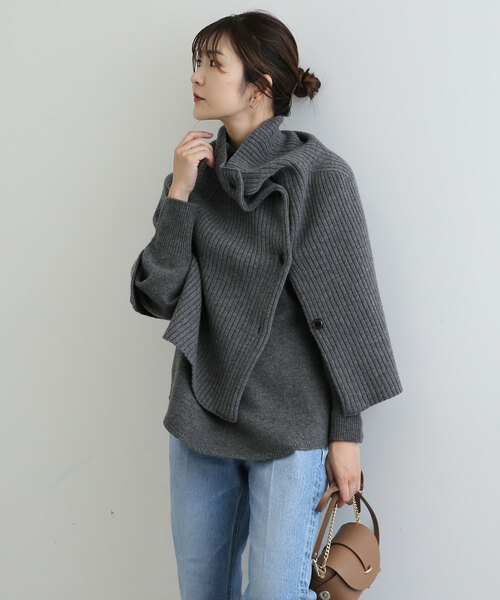 SLOBE IENA（スローブイエナ）の「ファインウール スヌード（ネック