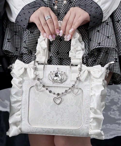 オーロラレースミニ姫痛バ/地雷系 量産型（ショルダーバッグ）｜Pal