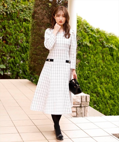 Randy Étoile Check tweed ワンピース どこで 買える か