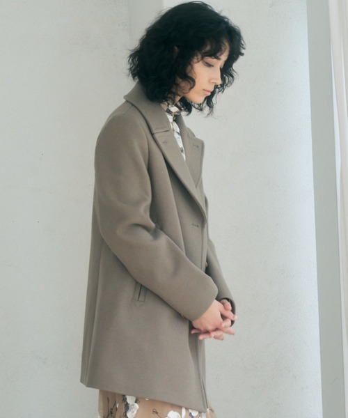 ANAYI（アナイ）の「【雑誌掲載】スーパー140リバーメルトンPコート