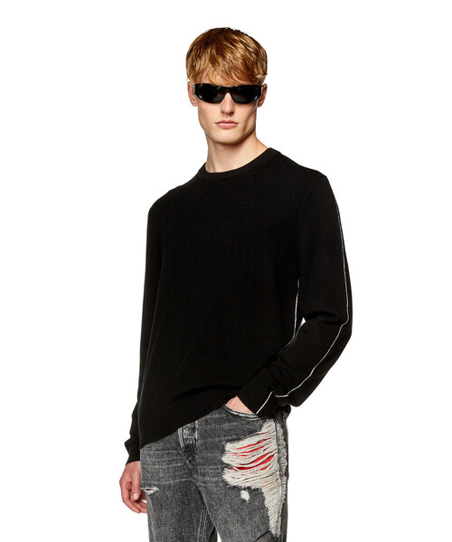 DIESEL（ディーゼル）の「メンズ ニット レギュラーフィット ウール