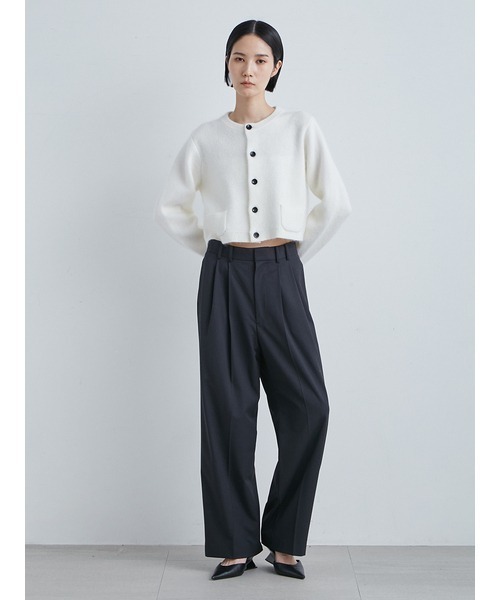 MIESROHE（ミースロエ）の「シャギーコンパクトカーディガン