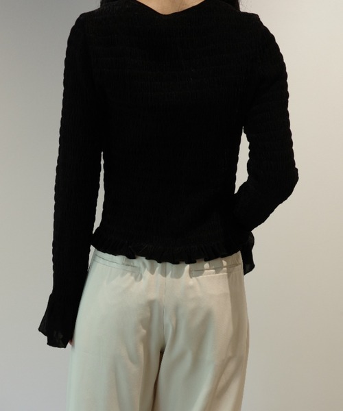 CLANE（クラネ）の「CLANE SHIRRING DESIGN BLOUSE（シャツ/ブラウス