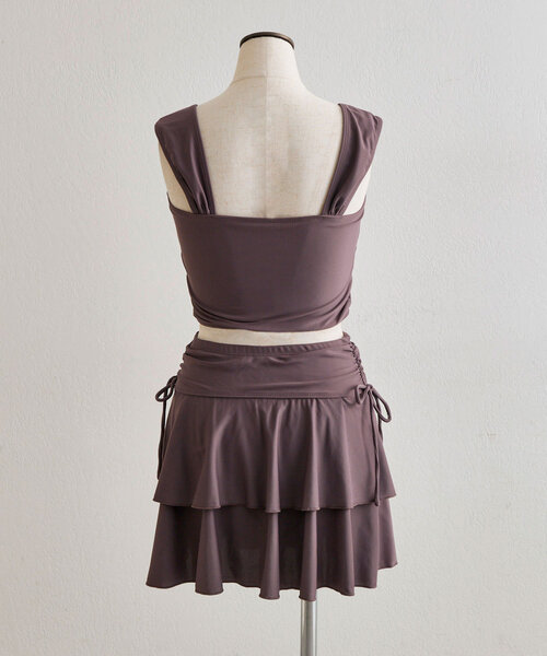 OLIVE des OLIVE（オリーブデオリーブ）の「レース羽織付リボンswim