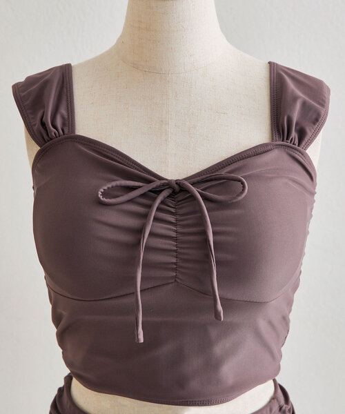 OLIVE des OLIVE（オリーブデオリーブ）の「レース羽織付リボンswim