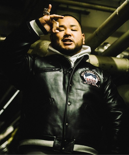 AVIREX（アヴィレックス）の「【SUMMIT × AVIREX】 LEATHER VARSITY