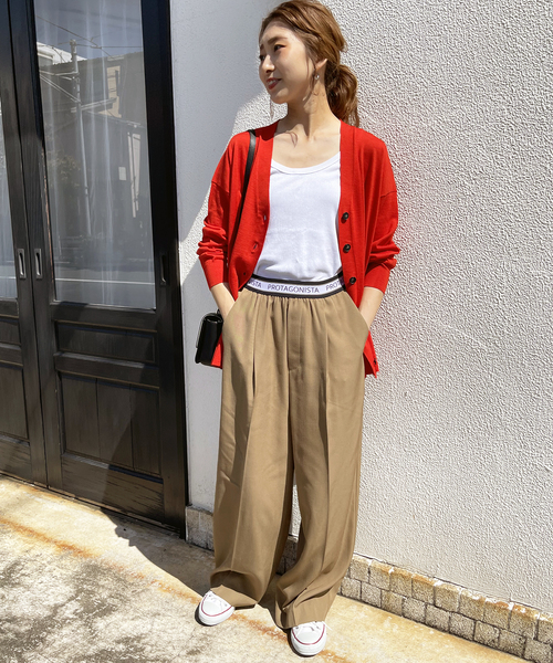 Spick & Span（スピックアンドスパン）の「18G Vネックカーディガン