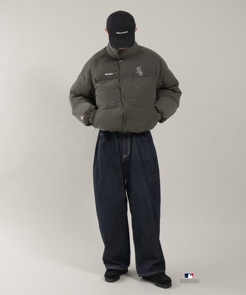 セール】Perushu × MLB コラボ中綿スタンドネックブルゾン（ブルゾン