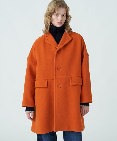 MACPHEE（マカフィー）の「パイルメルトン オーバーサイズドコート