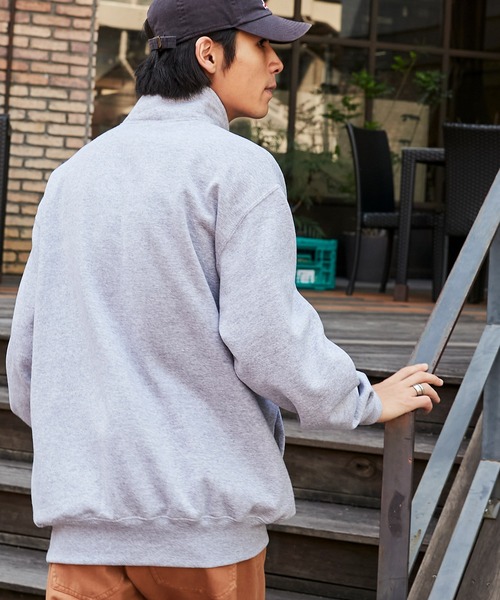 Champion Powerblend Half Zip Sweat/チャンピオン パワーブレンド