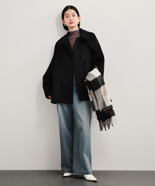 セール】2WAYスタンドカラーミドル丈コート（その他アウター）｜LE