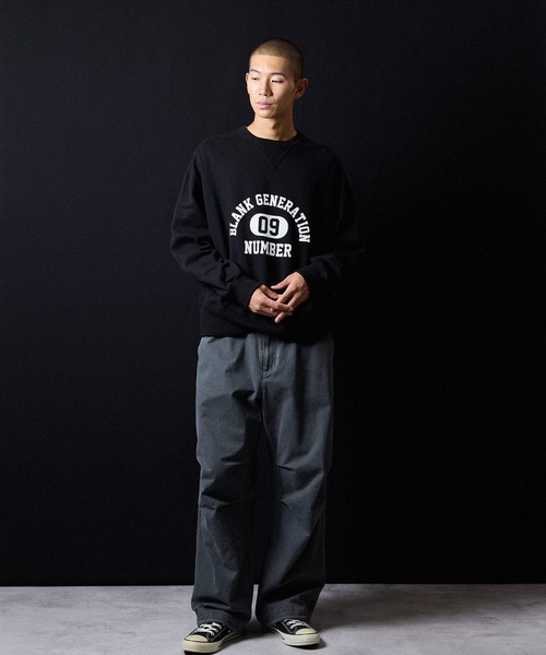 VINTAGE GAZETTE COLLEGE LOGO CREWNECK SWEATSHIRT / ヴィンテージ