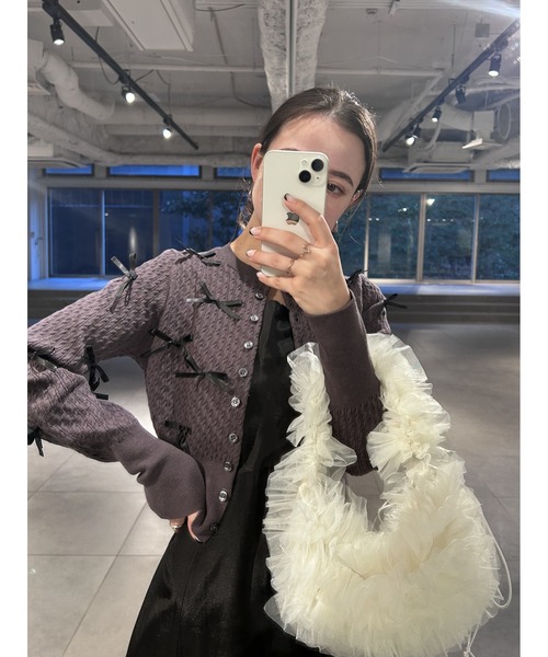 SNIDEL（スナイデル）の「【WEB限定カラーあり】リボンモチーフ