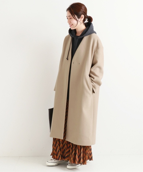 IENA（イエナ）の「MANTECOノーカラーコート◇（ノーカラーコート