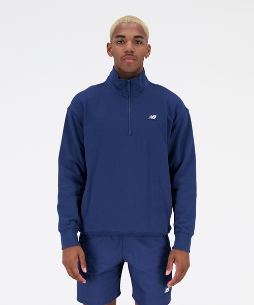 セール】NB Athletics 90's ハーフジップ モックスウェットシャツ