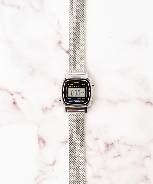 CASIO（カシオ）/デジタルミニ メッシュベルト（デジタル腕時計