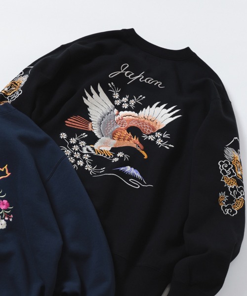 セール】【別注】テーラー東洋 / SUKA CREW SWEAT EMBROIDERED
