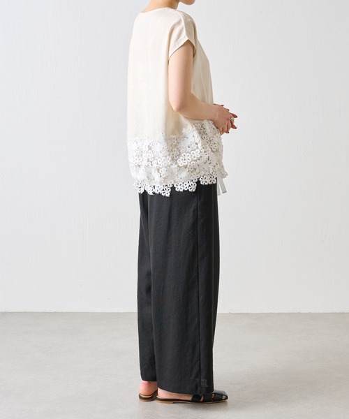 BEARDSLEY（ビアズリー）の「裾レースブラウス（シャツ/ブラウス