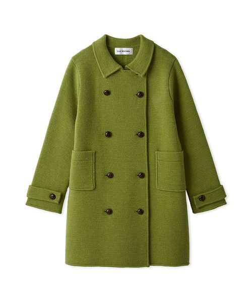 LILY BROWN（リリーブラウン）の「ニットダブルミニワンピコート
