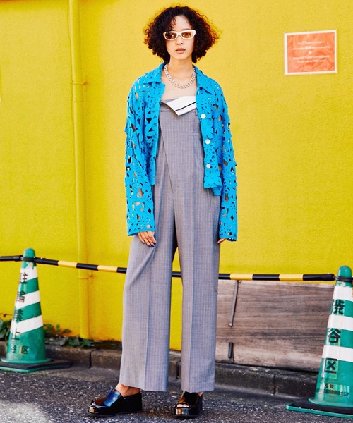 MAISON SPECIAL（メゾンスペシャル）の「クロシェレースシャツ【MAISON