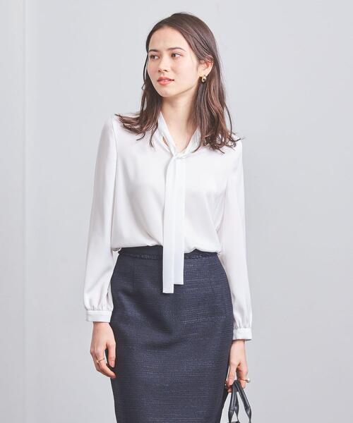 UNITED ARROWS（ユナイテッドアローズ）の「サテン ボウタイ ブラウス