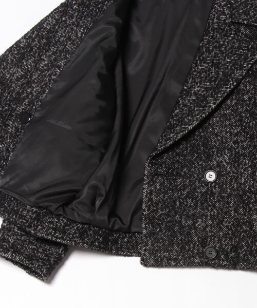 セール】ツィードショートPコート（ピーコート）｜Gready Brilliant