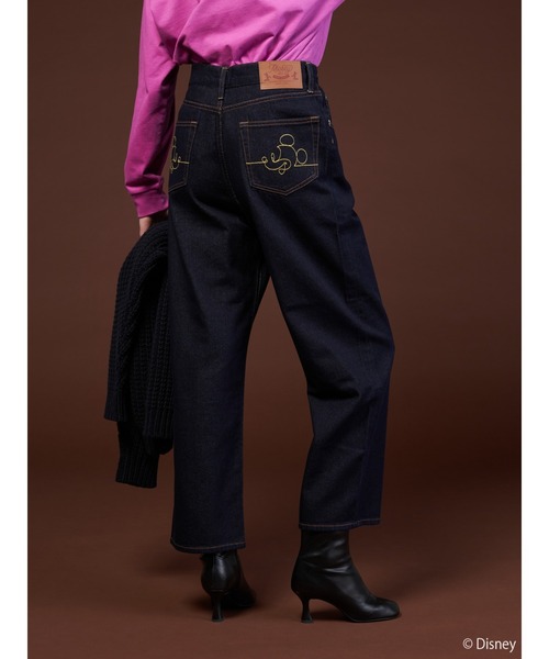 セール】バック刺繍デニムパンツ/Mickey（デニムパンツ）｜Disney
