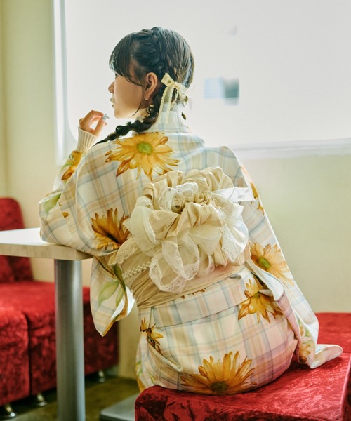 セール】【クティールとレトロ】2WAY 浴衣セット（浴衣）｜kutir