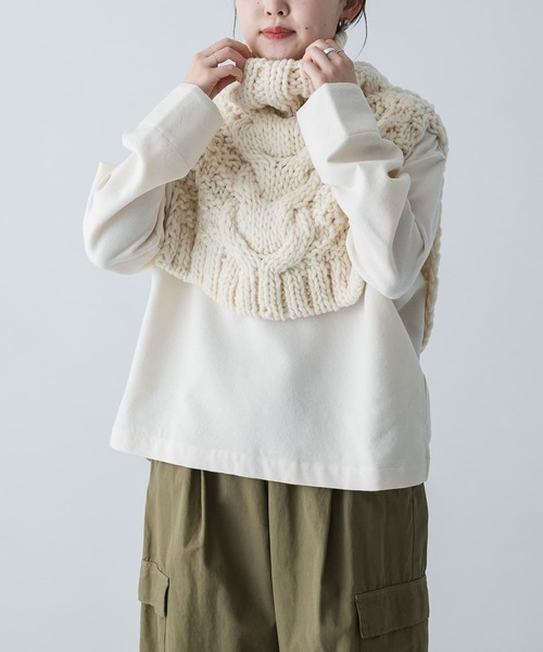 かぐれ（カグレ）の「ペルーショルダーニットウォーマー（ネック
